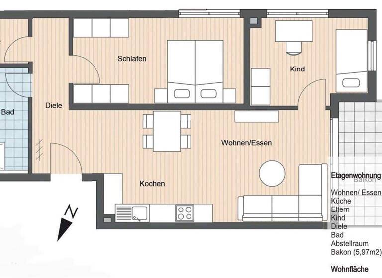 Wohnung zum Kauf provisionsfrei als Kapitalanlage geeignet 741.000 € 3 Zimmer 70 m² Partenkirchen Garmisch-Partenkirchen 82467