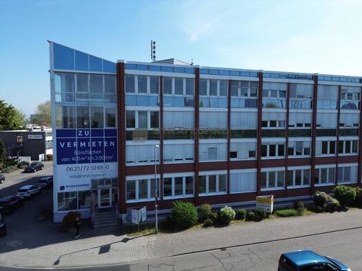 Büro zur Miete provisionsfrei 9,50 € 909 m² Bürofläche teilbar ab 309 m² Rheinau Mannheim 68219