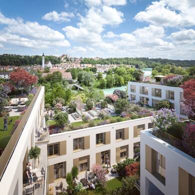 Wohnung zum Kauf - Neubau provisionsfrei 434.900 € 1,5 Zimmer 47,3 m² Dachgeschoss, 3. Geschoss Landsberg Landsberg am Lech 86899