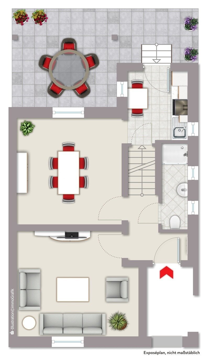 Reihenendhaus zum Kauf 249.000 € 5 Zimmer 95 m²<br/>Wohnfläche 223 m²<br/>Grundstück Hochemmerich Duisburg 47226