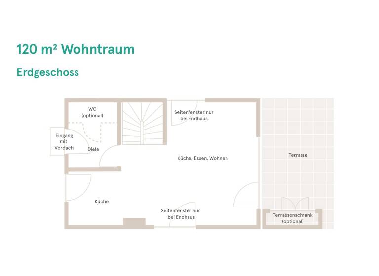 Reihenmittelhaus zum Kauf - Erstbezug provisionsfrei 379.990 € 120 m² 145,4 m² Grundstück Lerchenweg/Hauptstraße/Mittelallee Wustermark 14641