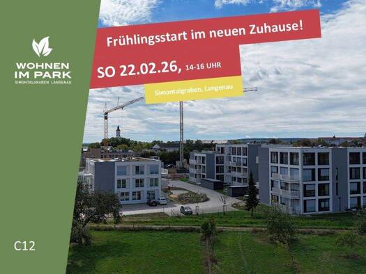 Wohnung zum Kauf - Neubau provisionsfrei 382.900 € 2 Zimmer 73,6 m² 2. Geschoss Am Simontalgraben 23 Langenau 89129