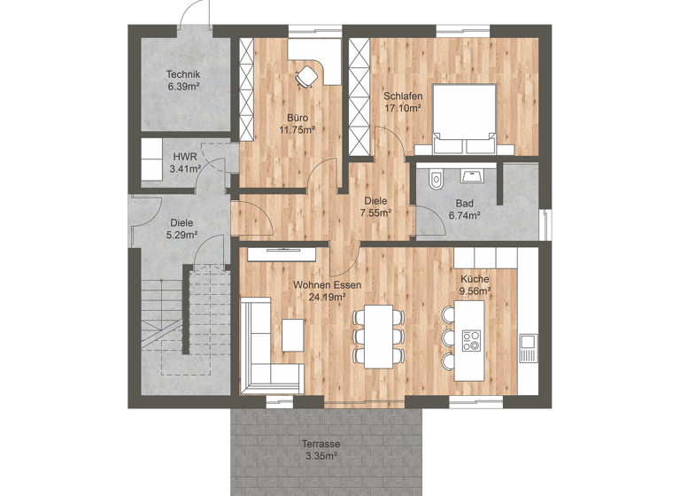Wohnung zum Kauf provisionsfrei 335.000 € 3 Zimmer 84 m² frei ab 01.10.2026 Wengerohr Wittlich 54516