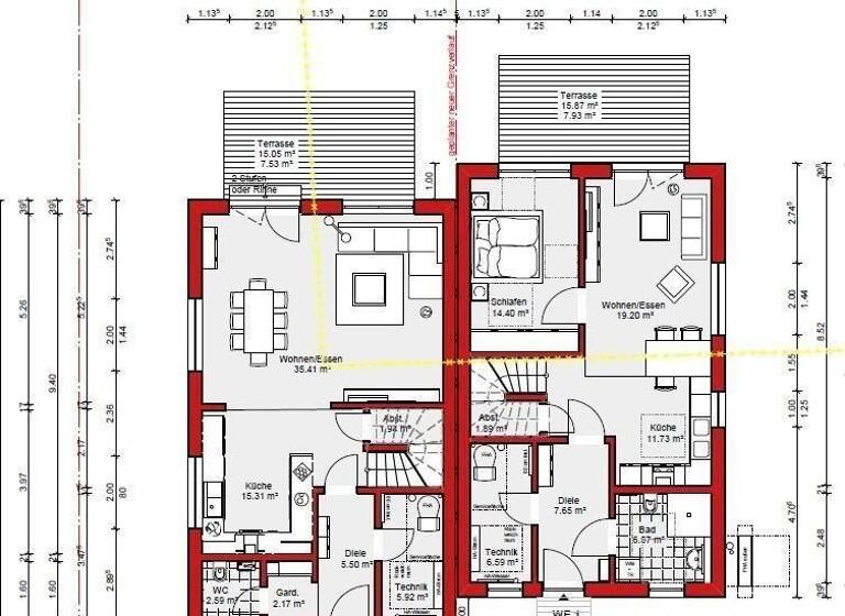 Doppelhaushälfte zum Kauf - Erstbezug 669.000 € 4 Zimmer 140 m² 320 m² Grundstück frei ab sofort Winzenheim Bad Kreuznach 55545