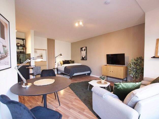 Studio zur Miete Wohnen auf Zeit 1.200 € 1 Zimmer 28 m² frei ab 01.06.2026 Innenstadt Neuss 41460