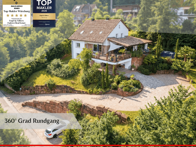 Einfamilienhaus zum Kauf 1.140.000 € 8 Zimmer 221 m² 1.480 m² Grundstück Pflochsbach Lohr am Main 97816