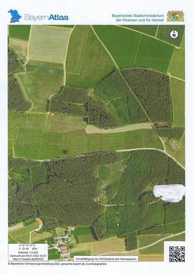 Landwirtschaftliche Fläche zum Kauf 65.600 m² Grundstück Frankenhofen Osterzell 87662