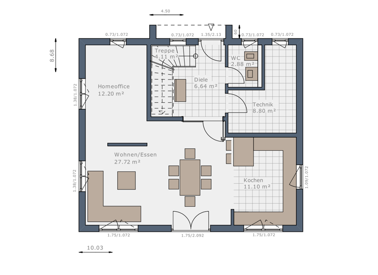 Einfamilienhaus zum Kauf provisionsfrei 487.255 € 5 Zimmer 144,1 m² 632 m² Grundstück Eisenbach (Hochschwarzwald) 79871