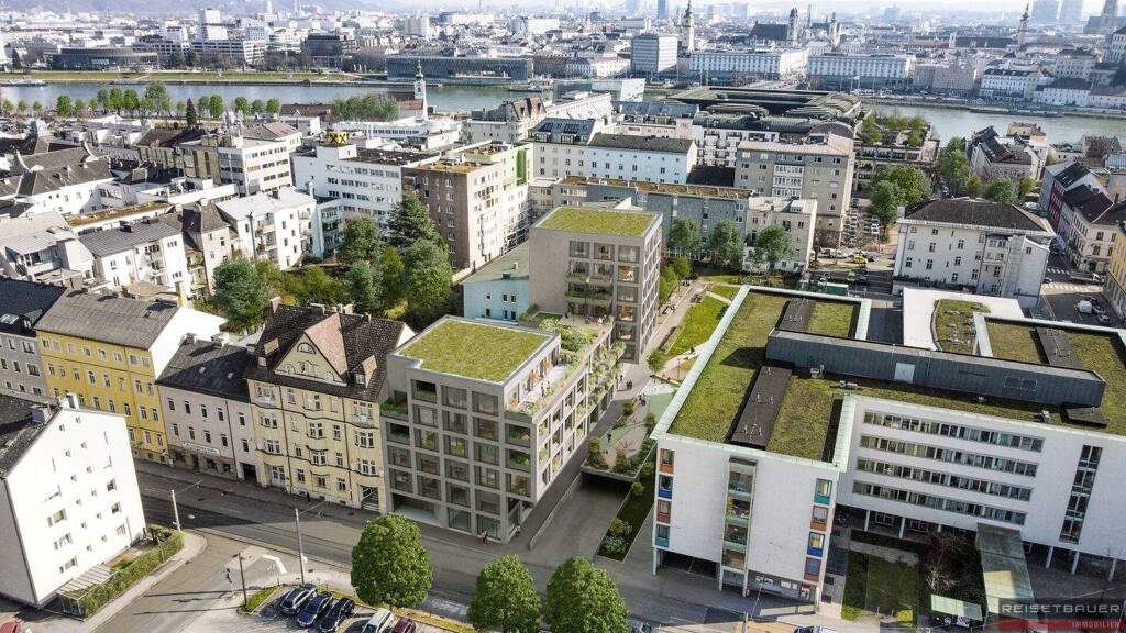 Wohnung zum Kauf - Erstbezug 357.043 € 2,5 Zimmer 48,7 m² 3. Geschoss Kaarstraße 11 und 13 Urfahr Linz 4040