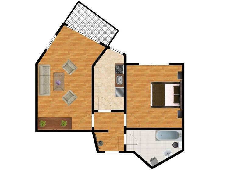 Wohnung zur Miete 401 € 2 Zimmer 53,5 m² 3. Geschoss frei ab 01.06.2026 Dr.-Wilhelm-Külz-Straße 19a Prenzlau 17291