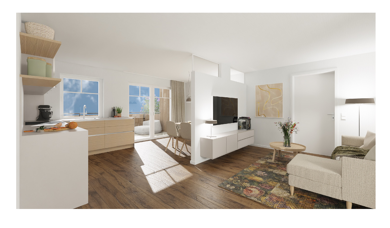 Wohnung zum Kauf provisionsfrei 471.000 € 3 Zimmer 96 m² Dachgeschoss, 2. Geschoss Fridolfing Fridolfing 83413