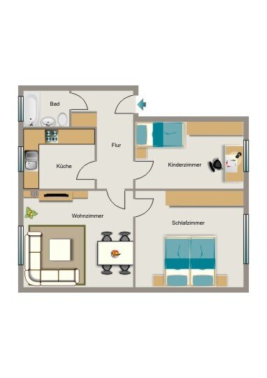 Wohnung zur Miete 456 € 3,5 Zimmer 54,9 m²<br/>Wohnfläche 1.<br/>Geschoss 01.03.2025<br/>Verfügbarkeit Rheinstahlstraße 37 Brassert Marl 45768