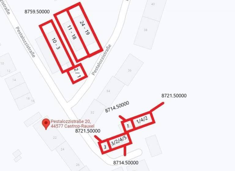 Garage zur Miete 60 € Pestalozzistraße Schwerin Castrop-Rauxel 44577