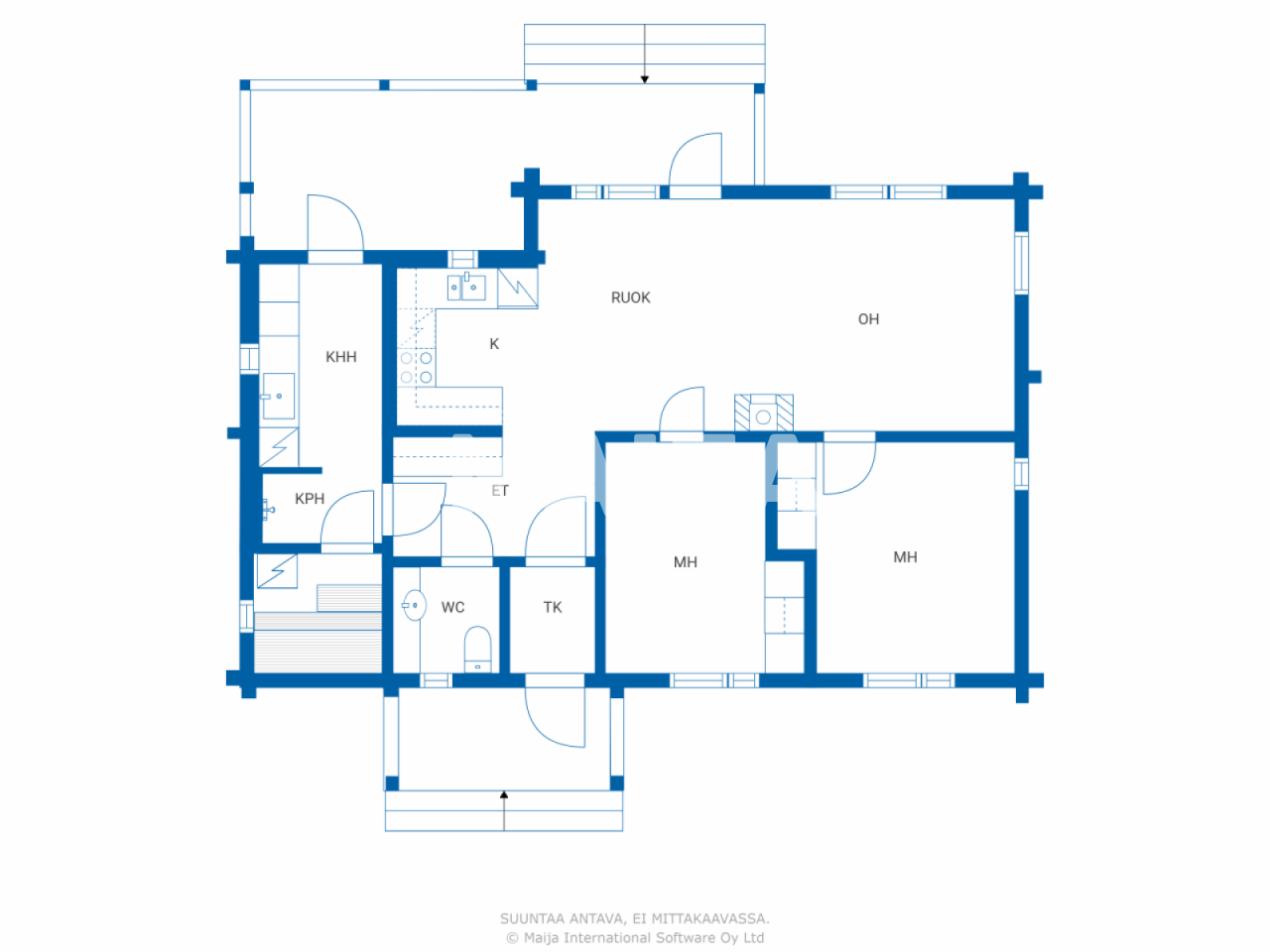 Haus zum Kauf 229.000 € 3 Zimmer 73,9 m²<br/>Wohnfläche 115.010 m²<br/>Grundstück Ukonniemenraitti 6 Kouvola 47710