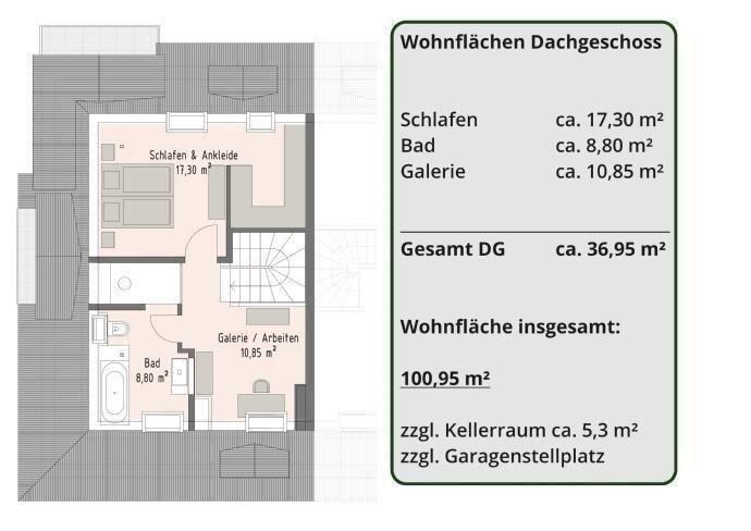 Wohnung zum Kauf provisionsfrei 698.000 € 101 m²<br/>Wohnfläche 1.<br/>Geschoss Wegzoll 24 Sasel Hamburg 22393