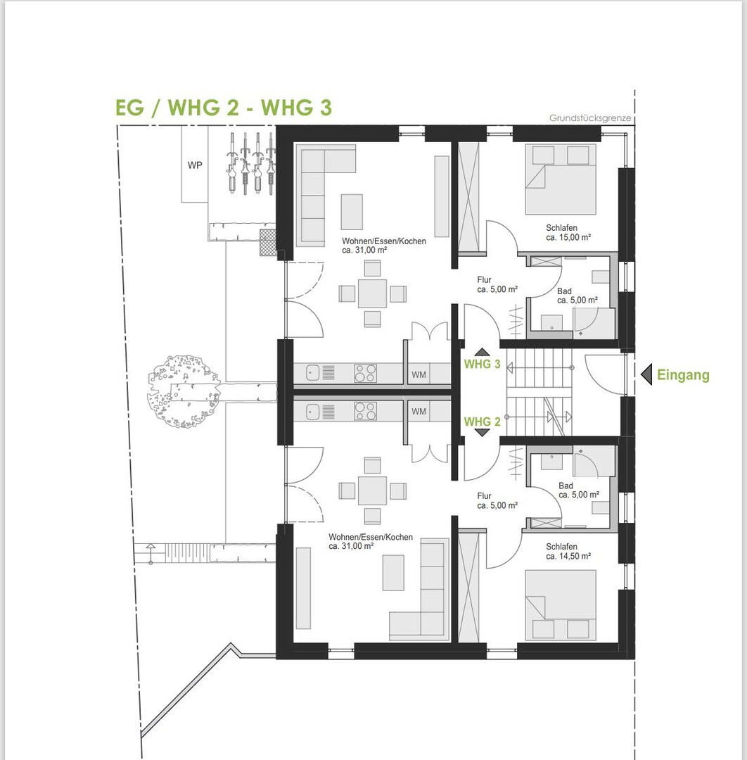 Wohnung zur Miete 750 € 2 Zimmer 57 m²<br/>Wohnfläche EG<br/>Geschoss 01.04.2025<br/>Verfügbarkeit Schlossstraße 63 Grundschule Namedy 2 Andernach 56626