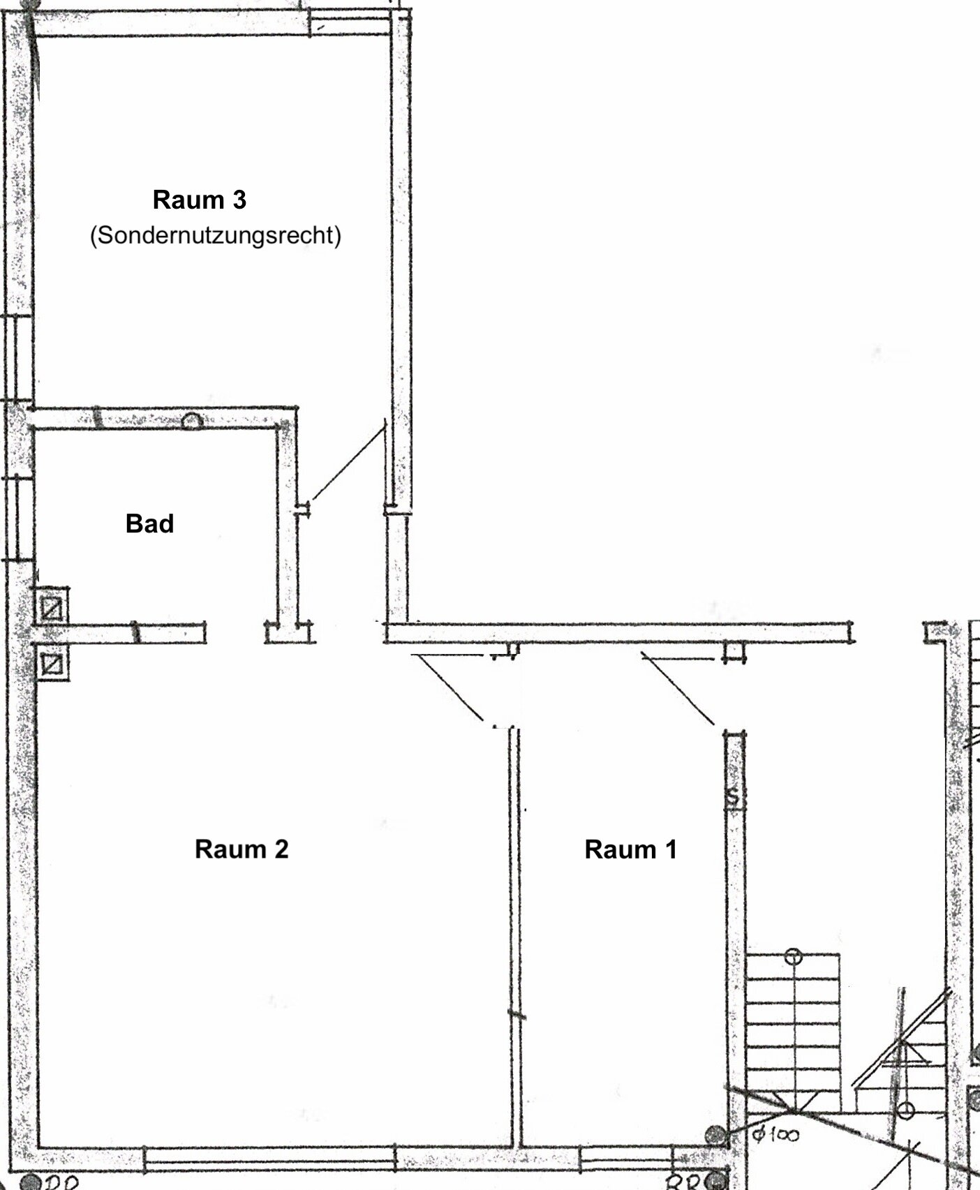 Büro-/Praxisfläche zum Kauf 68.800 € 3 Zimmer 72 m²<br/>Bürofläche Linden Bochum 44879