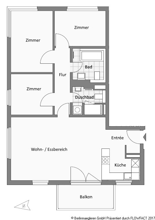 Immobilie zum Kauf als Kapitalanlage geeignet 849.000 € 4 Zimmer 100 m²<br/>Fläche Lehrter Straße 25 Moabit Berlin, Moabit 10557