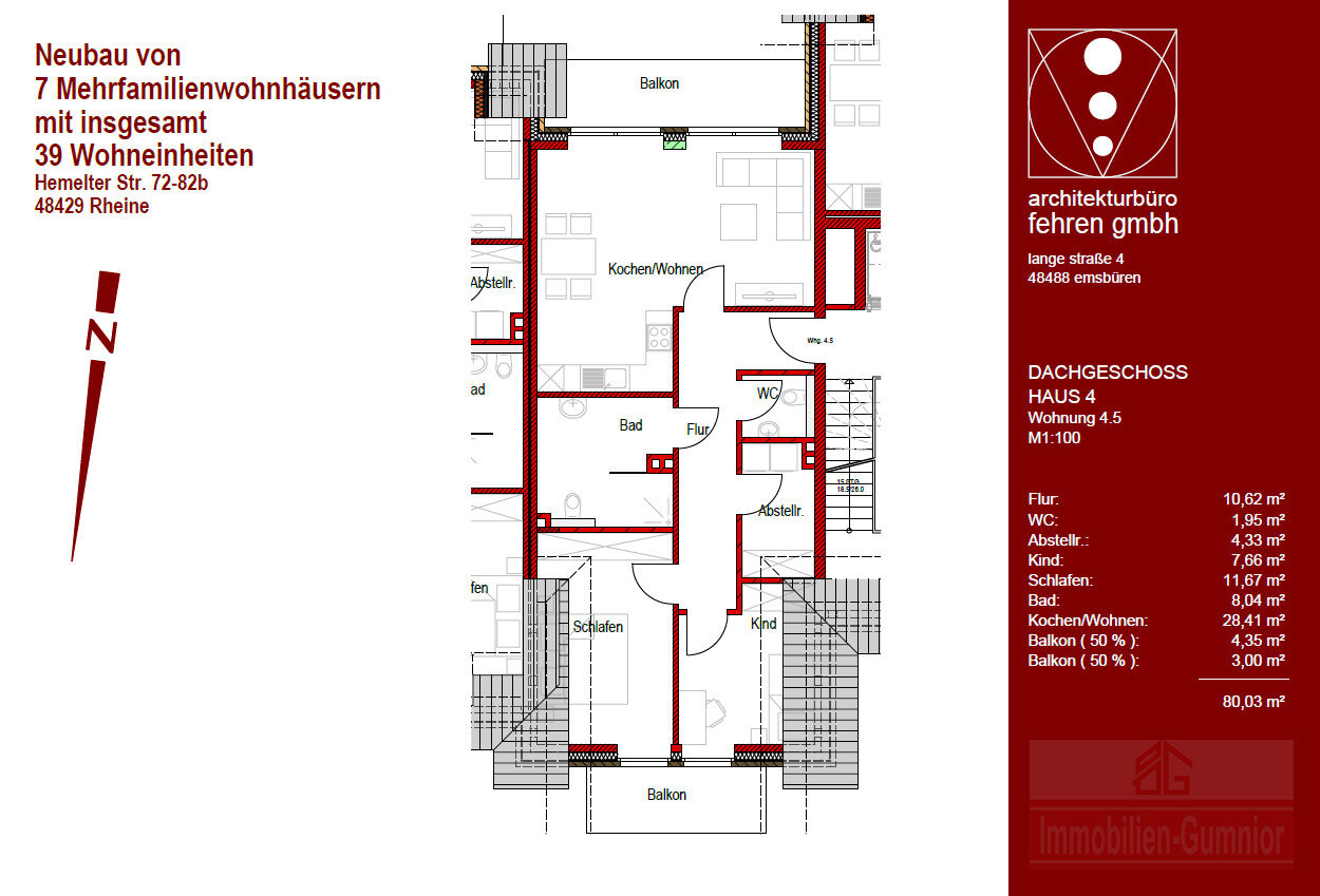 Wohnung zur Miete 1.000 € 3 Zimmer 80 m²<br/>Wohnfläche ab sofort<br/>Verfügbarkeit Rheine Rheine 48429