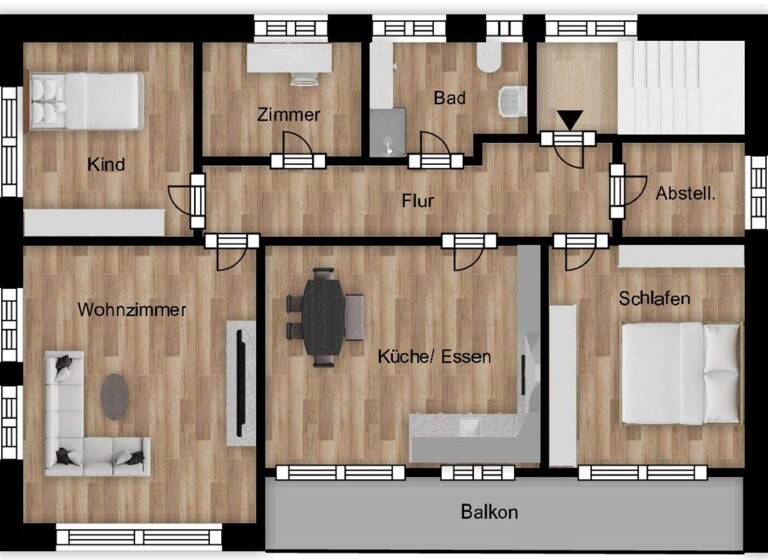 Wohnung zur Miete 1.100 € 4 Zimmer 117 m² 1. Geschoss frei ab 01.04.2026 Donauwörth 86609