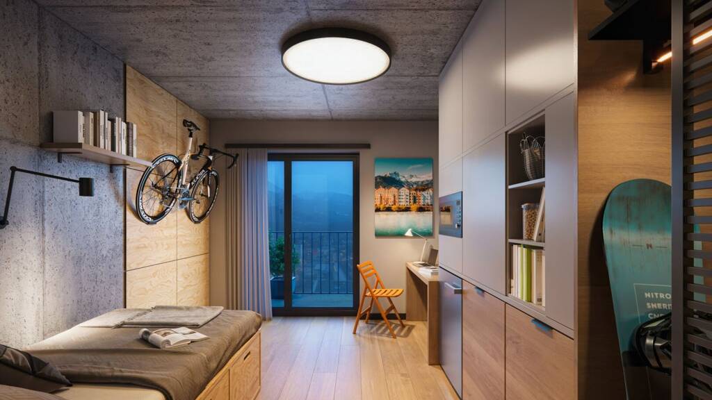 Studio zum Kauf - Erstbezug 194.160 € 1 Zimmer 16 m² EG Amraser-See-Straße 4 Amras Innsbruck 6020