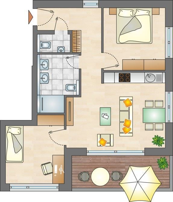 Wohnung zum Kauf 643.000 € 3 Zimmer 67,6 m²<br/>Wohnfläche EG<br/>Geschoss 31.12.2025<br/>Verfügbarkeit Aufkircher Straße 64 Überlingen Überlingen , Bodensee 88662