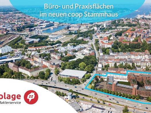 Bürofläche zur Miete - Erstbezug provisionsfrei 200 m² Bürofläche teilbar ab 200 m² Sörensenstraße 4-10 Gaarden-Süd Kiel 24143