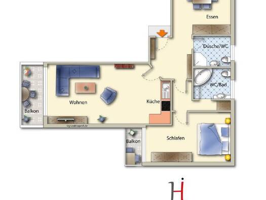 Wohnung zum Kauf 230.000 € 3 Zimmer 82 m² 2. Geschoss Rotahornallee 5 Bad Orb 63619