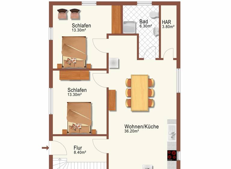 Einfamilienhaus zum Kauf 665.000 € 6 Zimmer 135,8 m² 2.025 m² Grundstück Neue Straße 56 Waase Ummanz 18569