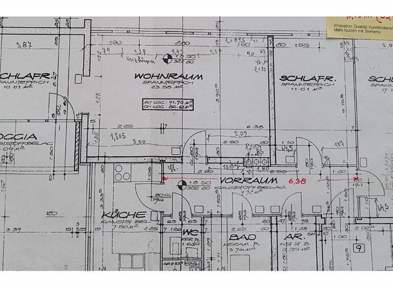 Wohnung zum Kauf 239.000 € 3,5 Zimmer 86,6 m² 3. Geschoss Bad Vöslau 2540