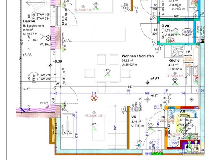 Studio zum Kauf - Erstbezug 237.048 € 1 Zimmer 53,4 m² 2. Geschoss Marktplatz 3a Leobersdorf 2544