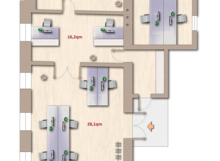 Büro zur Miete 10,87 € 5 Zimmer 107 m² Bürofläche Bad Ischl 4820
