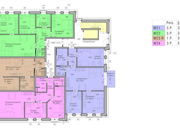 Wohnung zur Miete nur mit Wohnberechtigungsschein 605 € 4 Zimmer 90,3 m² 1. Geschoss Am Hinterdeich 10-13 Stade 21680