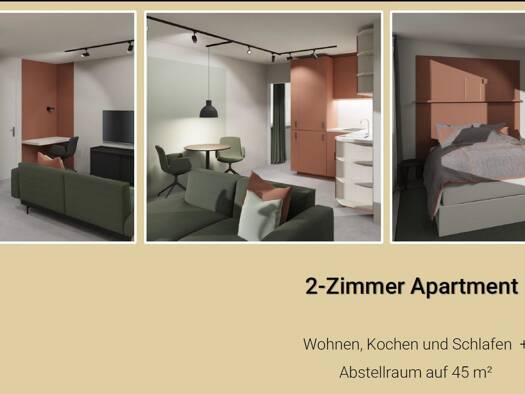Studio zur Miete 670 € 2 Zimmer 45,1 m² frei ab sofort Ehrang Trier 54293
