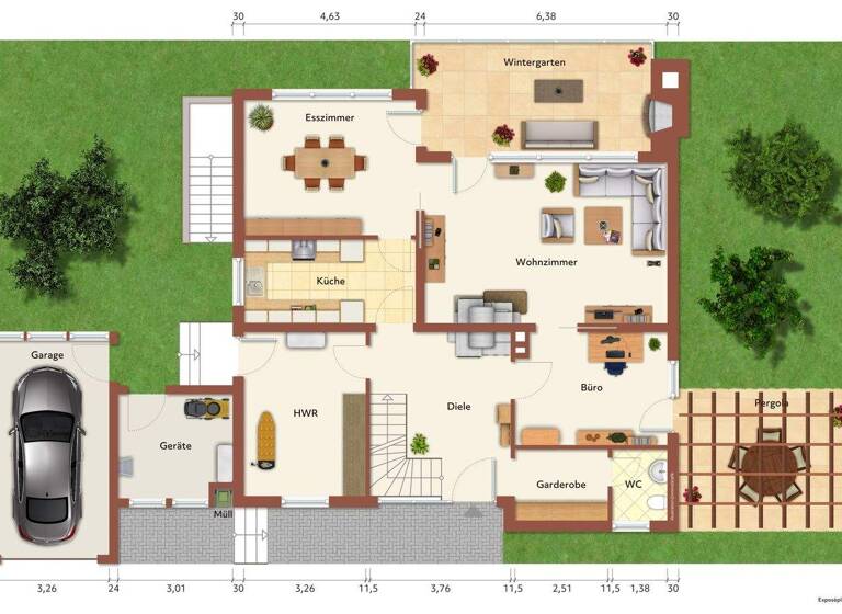 Einfamilienhaus zum Kauf 340.000 € 6 Zimmer 149 m² 1.198 m² Grundstück Tann 84367