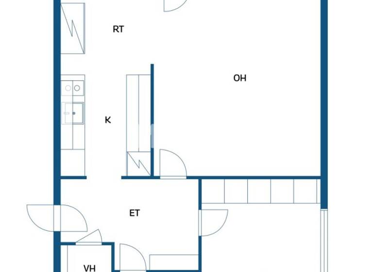 Wohnung zum Kauf 45.000 € 2 Zimmer 50,5 m² 2. Geschoss Tommolankatu 6 Heinola 18130