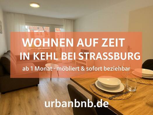 Wohnung zur Miete Wohnen auf Zeit 1.250 € 2 Zimmer 46 m² frei ab sofort Lazarus-Mannheimer-Straße 0 Kehl 77694