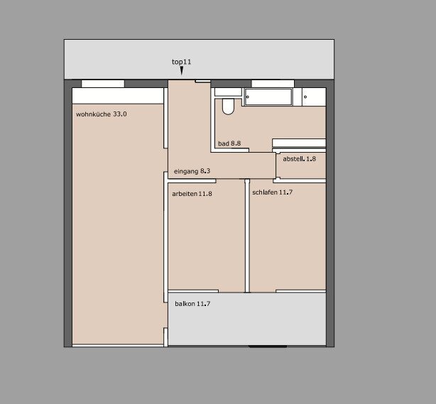 Wohnung zum Kauf 339.900 € 3 Zimmer 73,6 m²<br/>Wohnfläche 2.<br/>Geschoss Reichsstraße Feldkirch 6800