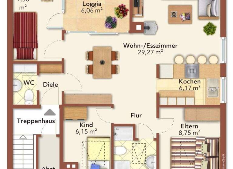 Wohnung zum Kauf 229.000 € 4,5 Zimmer 74,7 m² Belsen Mössingen / Belsen 72116