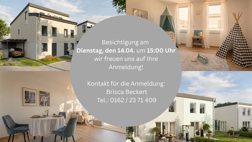 Doppelhaushälfte zur Miete - Erstbezug 1.679 € 5,5 Zimmer 146 m² 180 m² Grundstück Biblis 68647