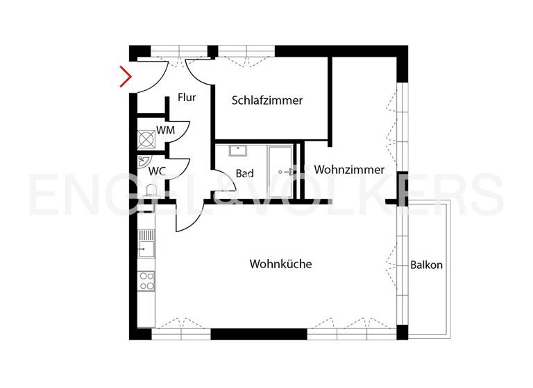 Wohnung zum Kauf 449.000 € 2,5 Zimmer 78 m² 1. Geschoss Neuruppin 16816