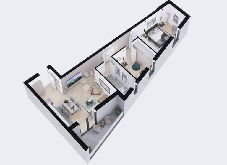 Wohnung zum Kauf 220.000 € 3 Zimmer 62 m² Kastela