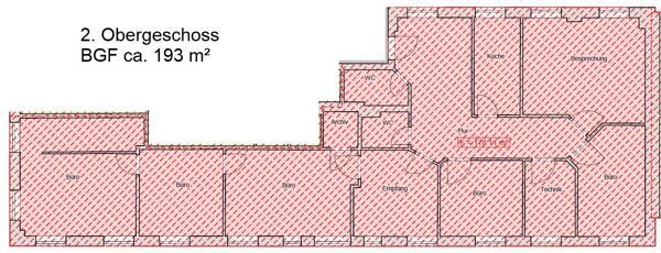 Bürofläche zur Miete 2.605 € 3 Zimmer 193 m²<br/>Bürofläche Reinhausen Regensburg 93059