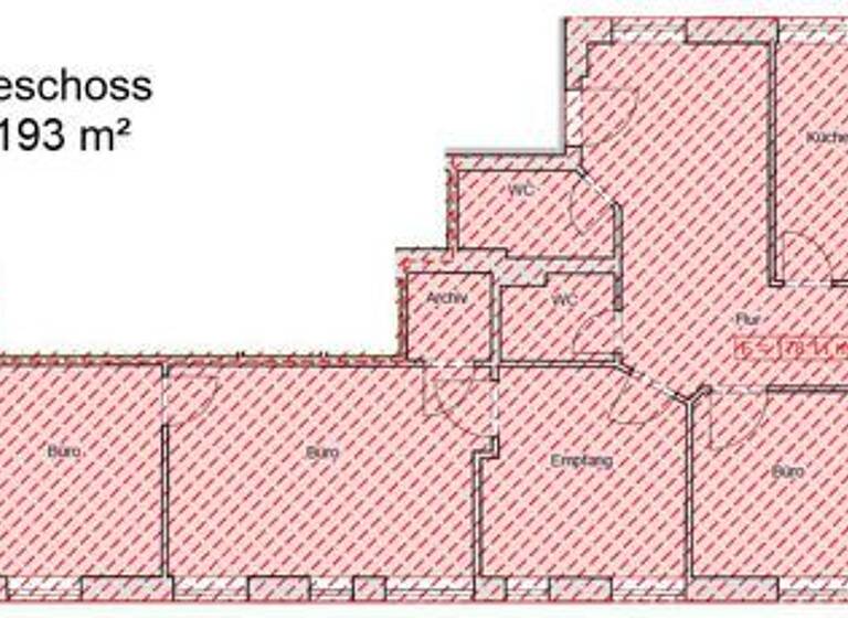 Bürofläche zur Miete 2.605 € 3 Zimmer 193 m² Bürofläche Reinhausen Regensburg 93059