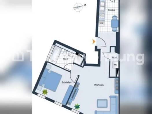 Wohnung zur Miete Tauschwohnung 1.388 € 2 Zimmer 69 m² 2. Geschoss Prenzlauer Berg Pankow 10437