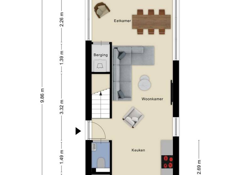 Einfamilienhaus zum Kauf provisionsfrei 248.500 € 4 Zimmer 91 m² 297 m² Grundstück Buitengronden 7 Zwartewaal 3238LZ