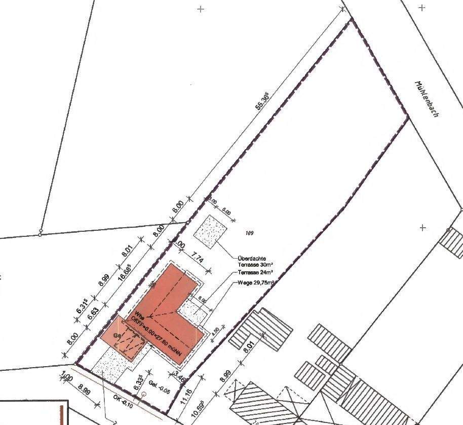 Immobilie in Bergen an der Dumme - Idyllisches Baugrundstück am Mühlenbach – mit genehmigtem Bungalow & bereits erstellter Bodenplatte - Bild 0