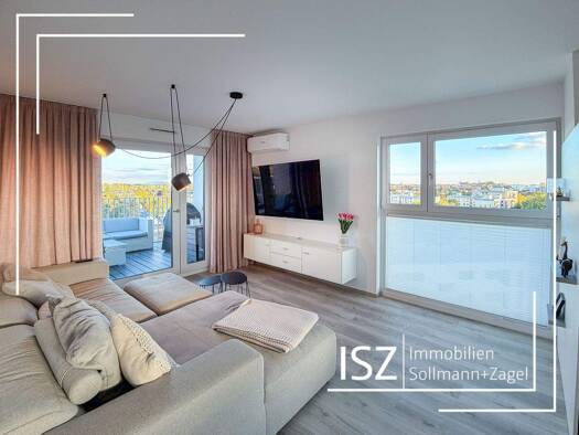 Wohnung zum Kauf 699.000 € 4 Zimmer 96,8 m² 7. Geschoss Thon Nürnberg 90425