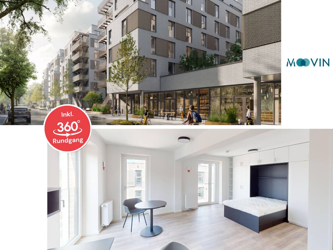 Wohnung zur Miete Wohnen auf Zeit 930,76 € 1 Zimmer 34,3 m²<br/>Wohnfläche 01.10.2024<br/>Verfügbarkeit Billhorner Kanalstr. 45-47 Rothenburgsort Hamburg 20539