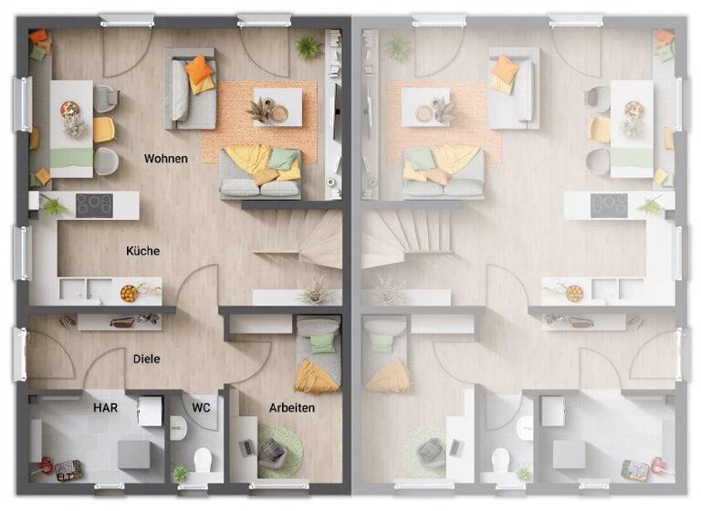 Doppelhaushälfte zum Kauf 404.794 € 124 m² 317 m² Grundstück Inzing 6401